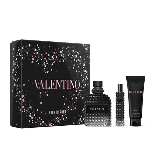 Born in Roma Uomo Gift Set for Men (3Pc)
