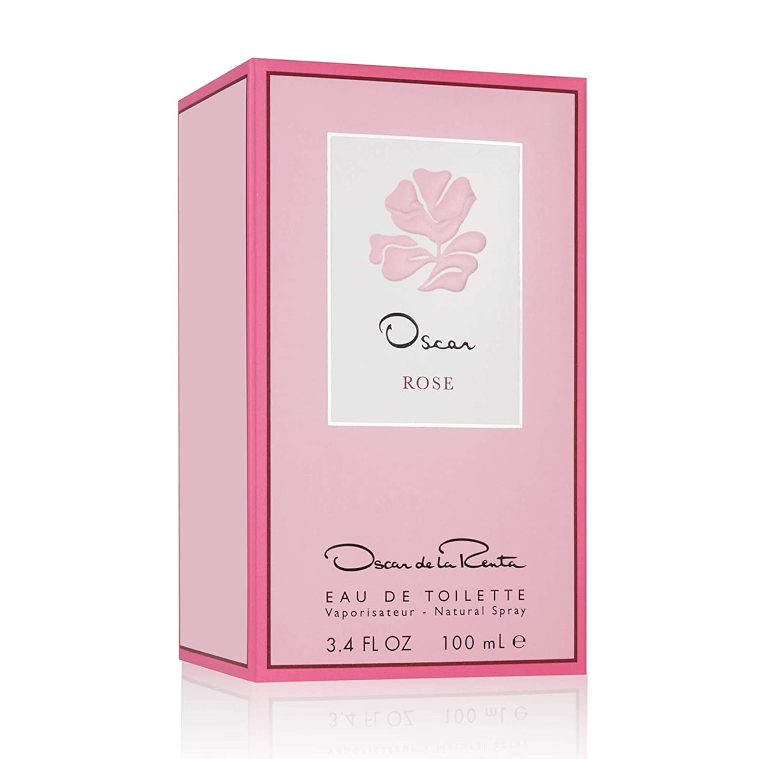 Oscar Collection Rose Eau de Toilette Perfume Spray for Women, 3.4 Fl. Oz.