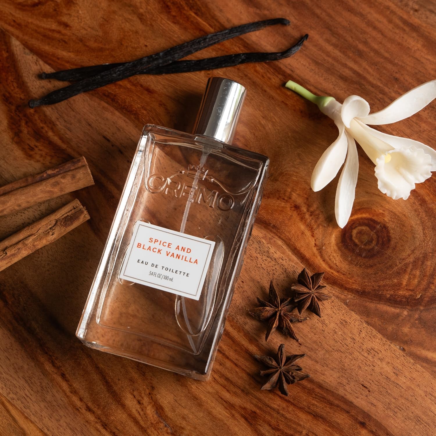 Cologne for Men - Spice & Black Vanilla Mens Cologne - An Explosion of Vibrant Spices, Dark Woods and Black Vanilla, 3.4 Fl Oz