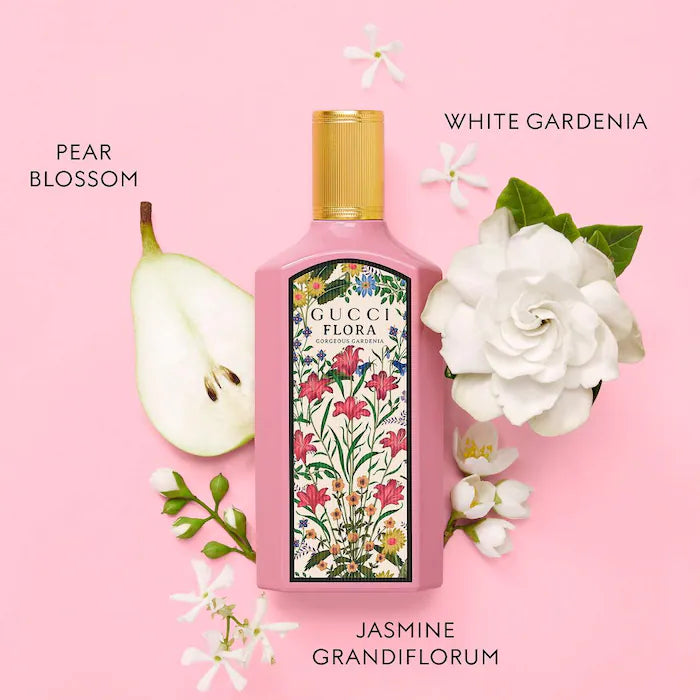 Flora Gorgeous Gardenia Eau de Parfum with Pear and Brown Sugar (GUCCI)
