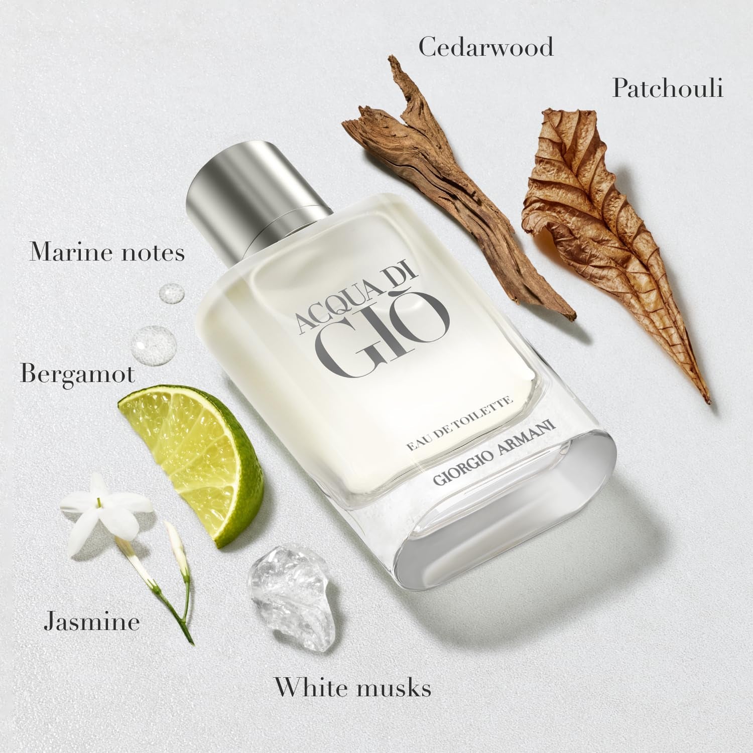 - Acqua di Giò - Eau de Toilette - Cologne for Men - Long Lasting Fragrance with Bergamot notes, Jasmine, White Musks, Patchouli & Cedarwood