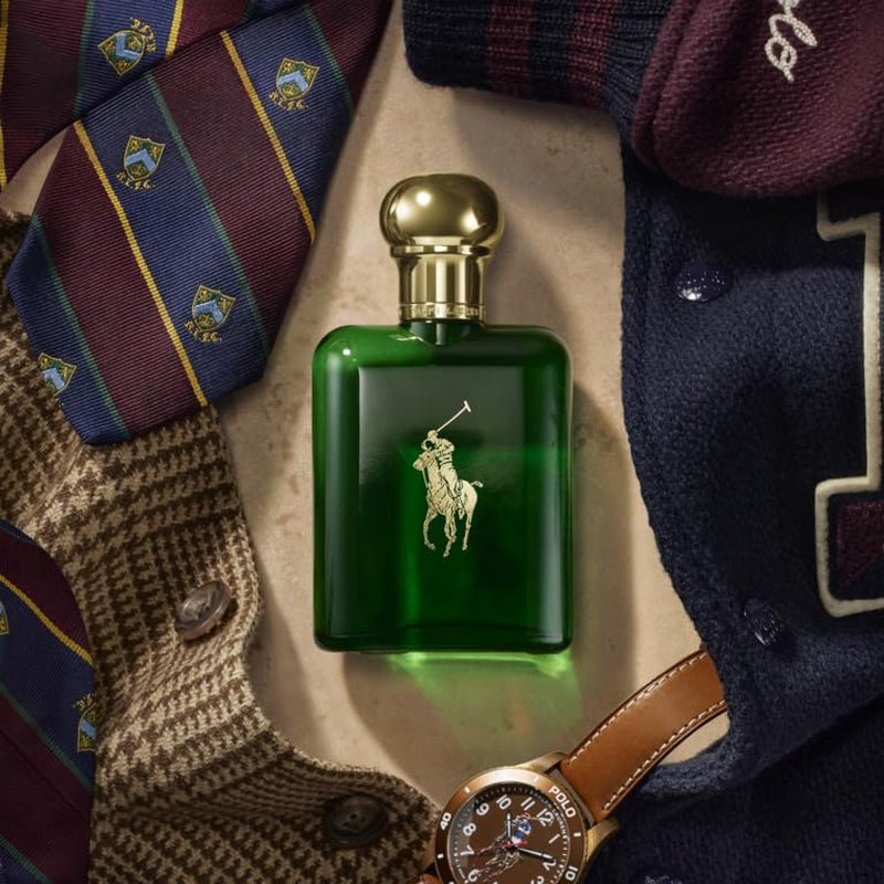 Ralph Lauren - Polo Eau de Toilette Men's Cologne Woody & Spicy With Pine Patchouli Leather and Tobacco Medium Intensity Fl Oz