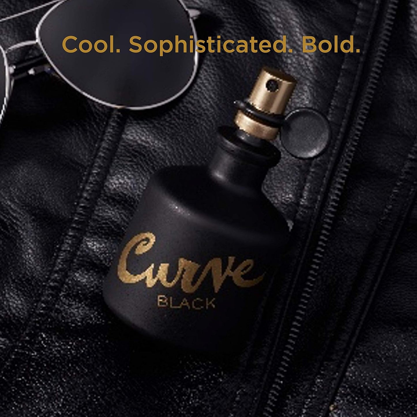 Black For Men, Cologne Spray with Casual Day or Night Scent, 4.2 oz