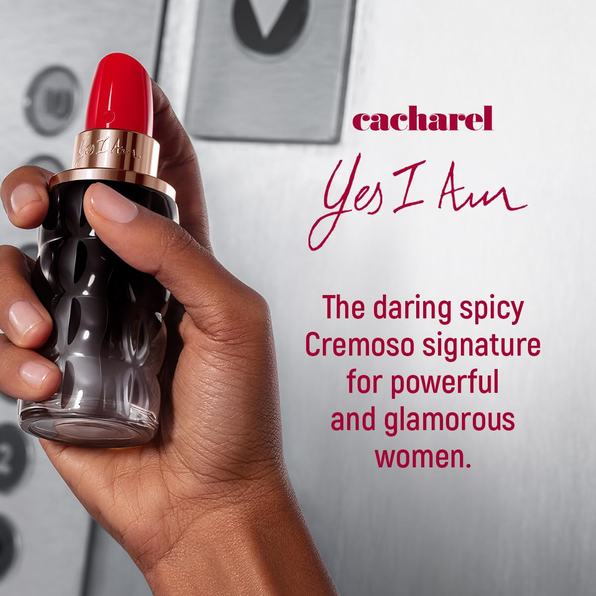 Cacharel Yes I Am Eau de Parfum Spray for Women -Cardamom, Jasmine & Milk Accord Fragrance.