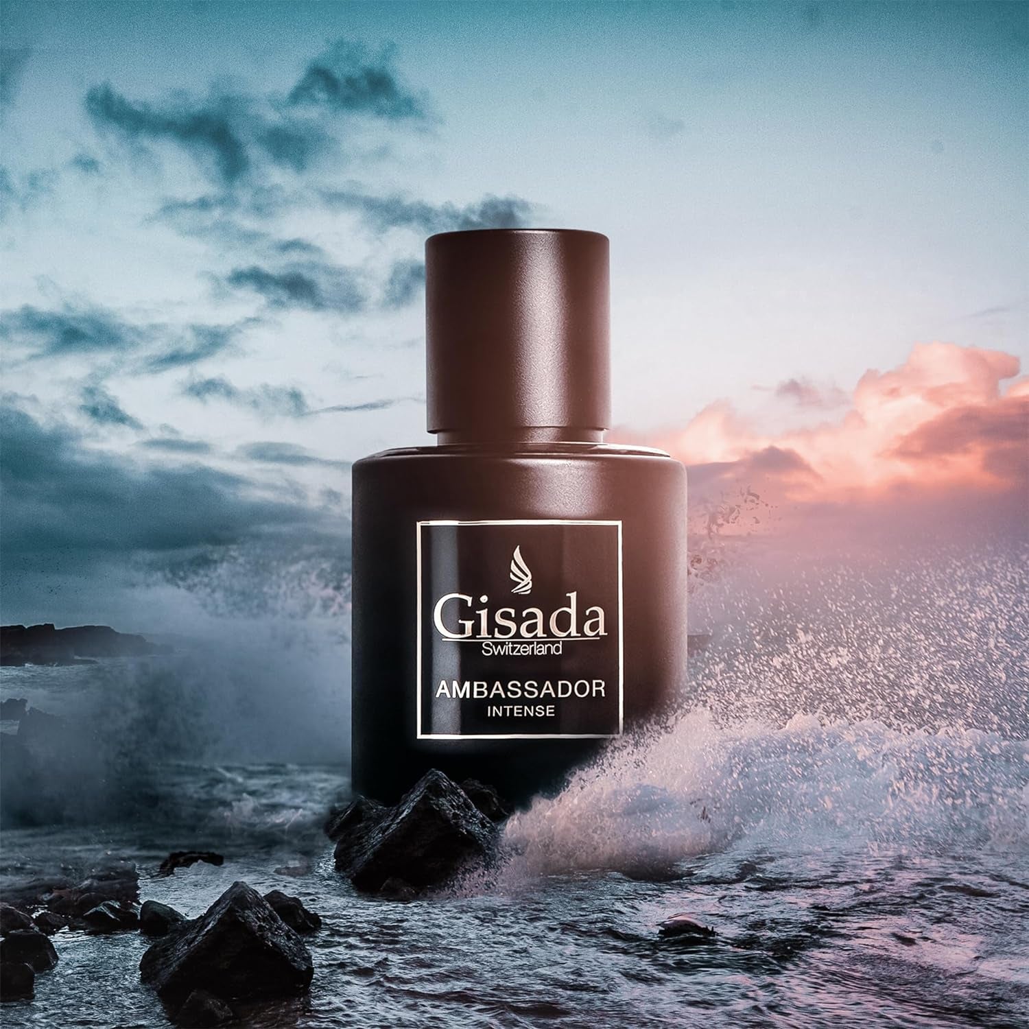 Gisada - Ambassador Intense - Eau de Perfume - 50ML - 1.7 Fl Oz - Spicy, fresh and very lively fragrance for Men - Even more intense, even more lively, even more masculine!