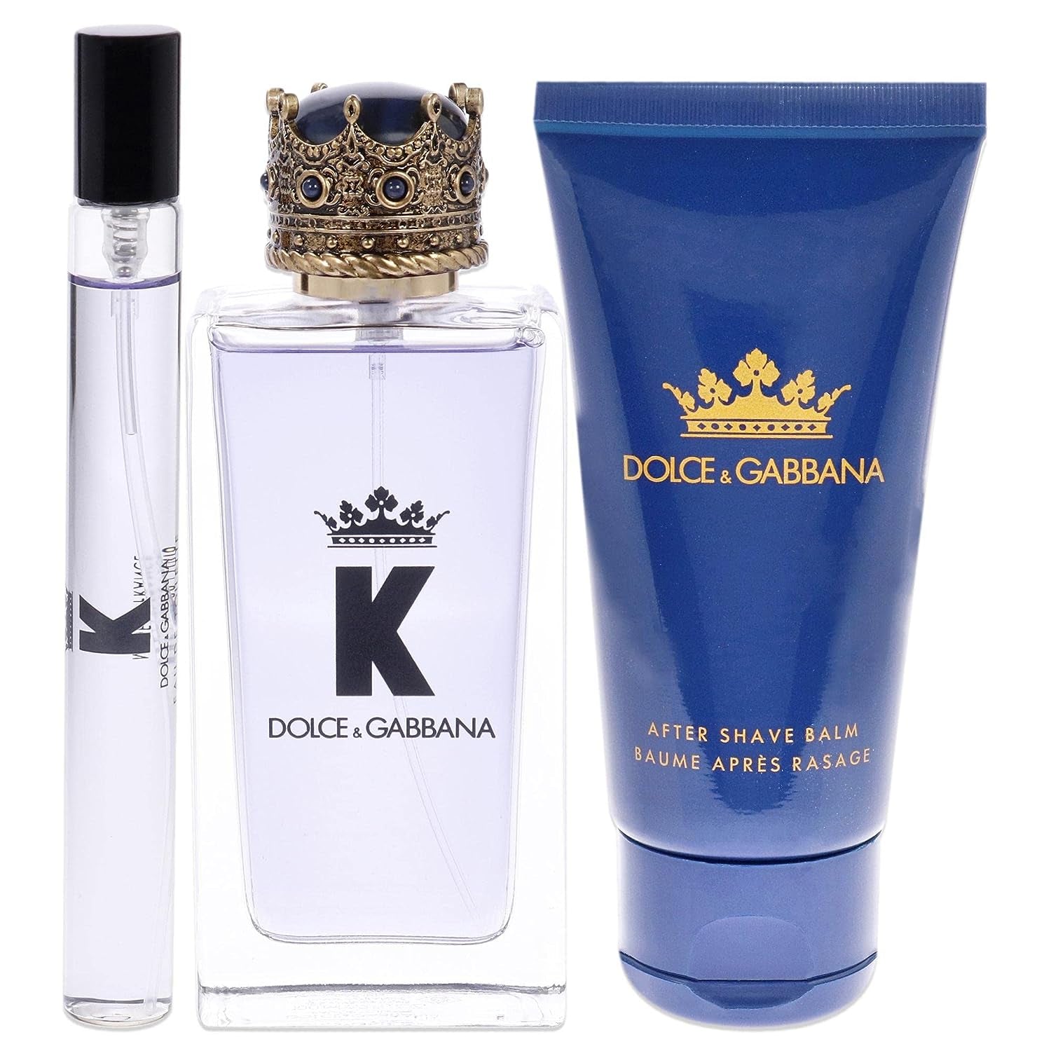 K by DOLCE & GABBANA, 3.3 Ounce, after Shave Balm, 1.6 Fl. OZ, Eau De Toilette .33 Fl OZ