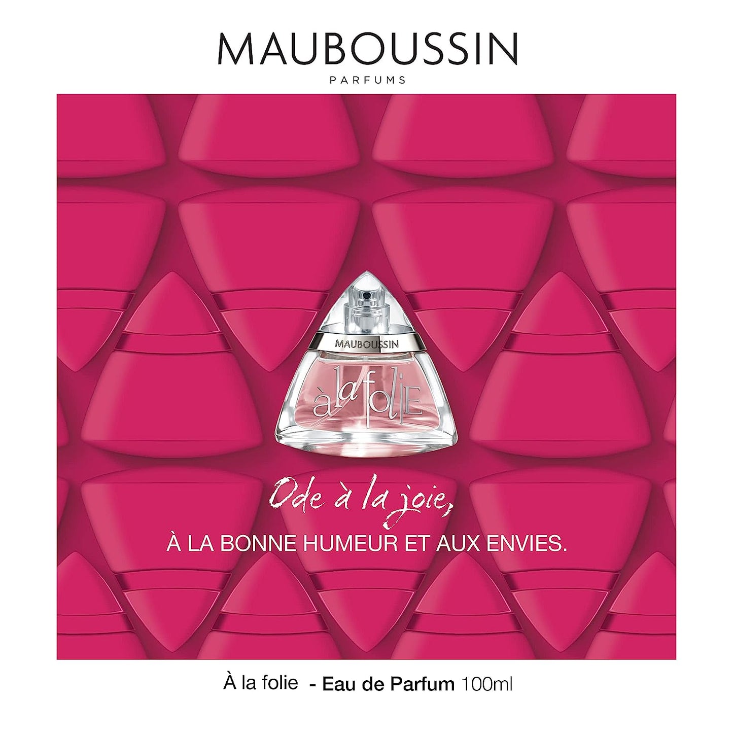Mauboussin - A La Folie 100ml (3.3 Fl Oz) - Eau de Parfum for Women - Floral & Oriental Scents
