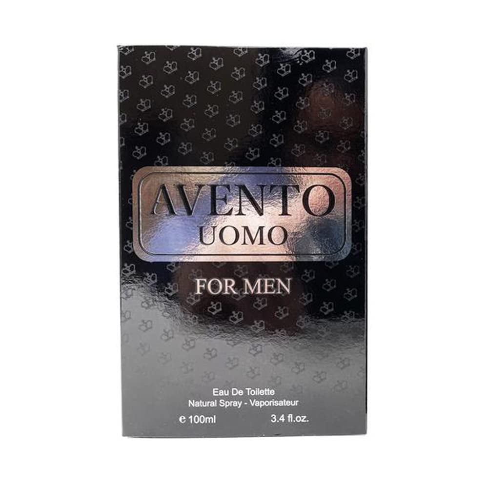 META-BOSEM Avento Uomo, Men's Cologne Eau de Toilette Natural Spray - Masculine Aroma Notes - Fresh Scent - Great Holiday Gift - for All Day Use - a Classic Bottle, 3.4 Fluid Ounce/100Ml