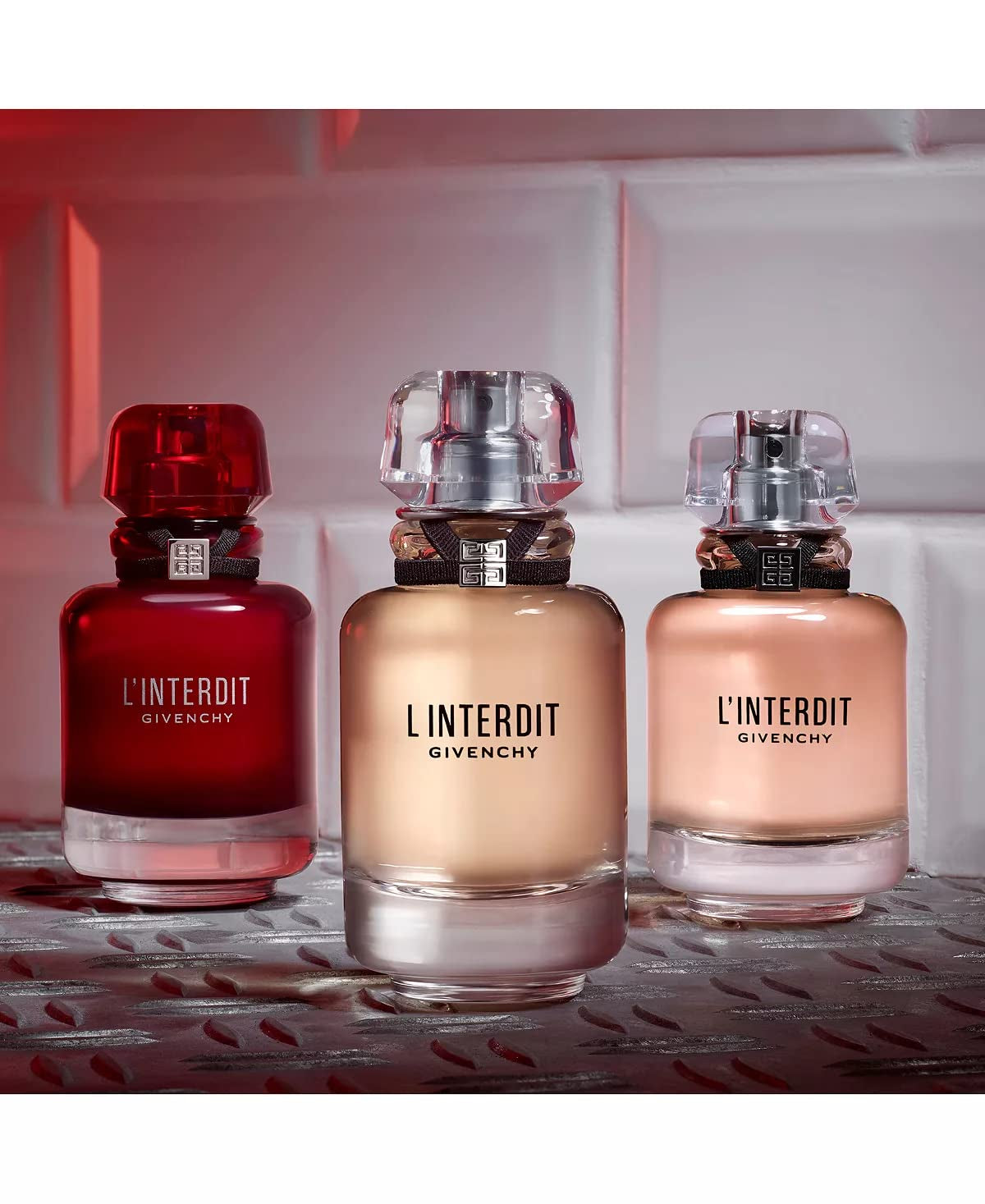 Givenchy L'INTERDIT 3- Piece Gift Set for Women (2.7 Oz Eau De Parfum Spray + 2.5 Oz Body Lotion + 2.5 Oz Shower Oil)