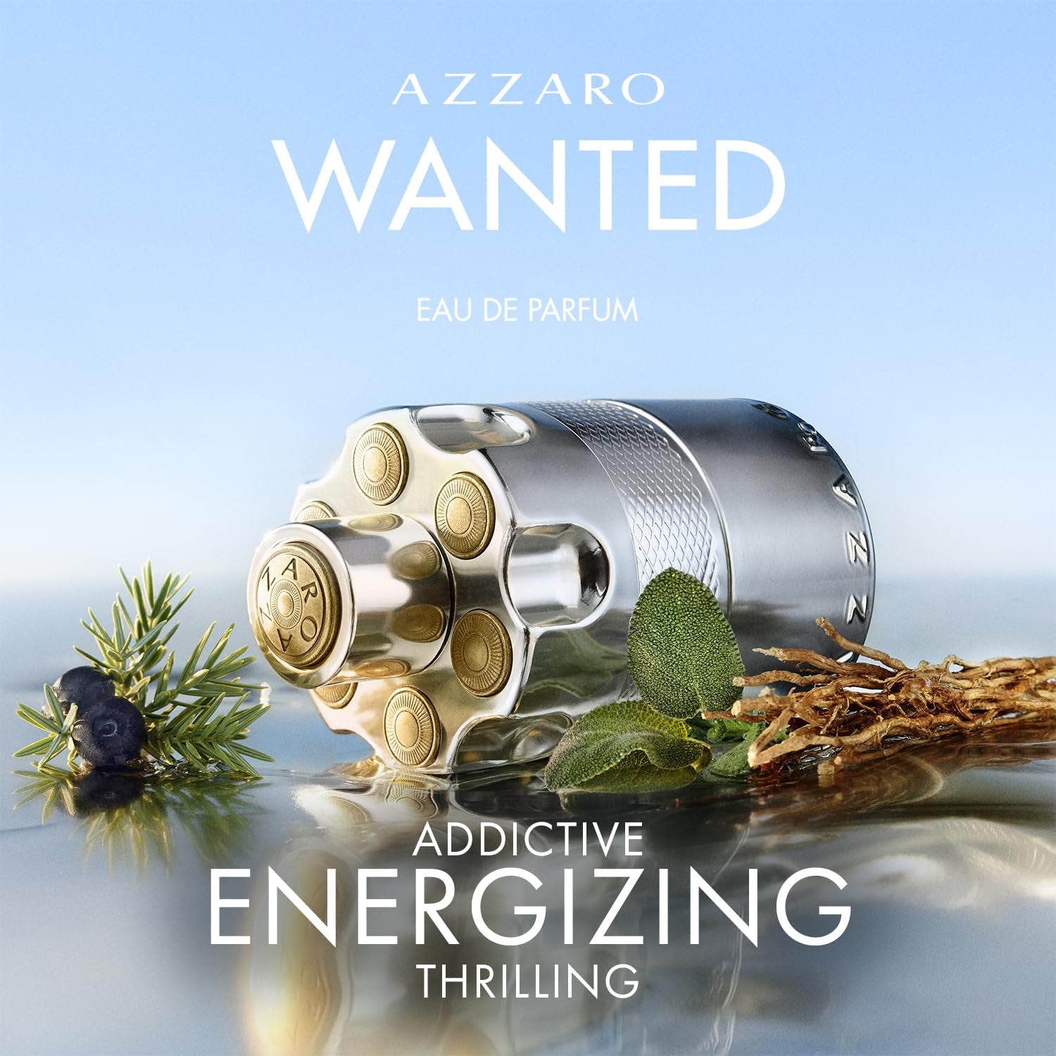 Wanted Eau de Parfum - Energizing & Intense Mens Cologne - Woody, Aromatic & Spicy Fragrance - Fresh Notes of Juniper Berries, Sage, Vetiver - Lasting Wear - Luxury Perfumes for Men
