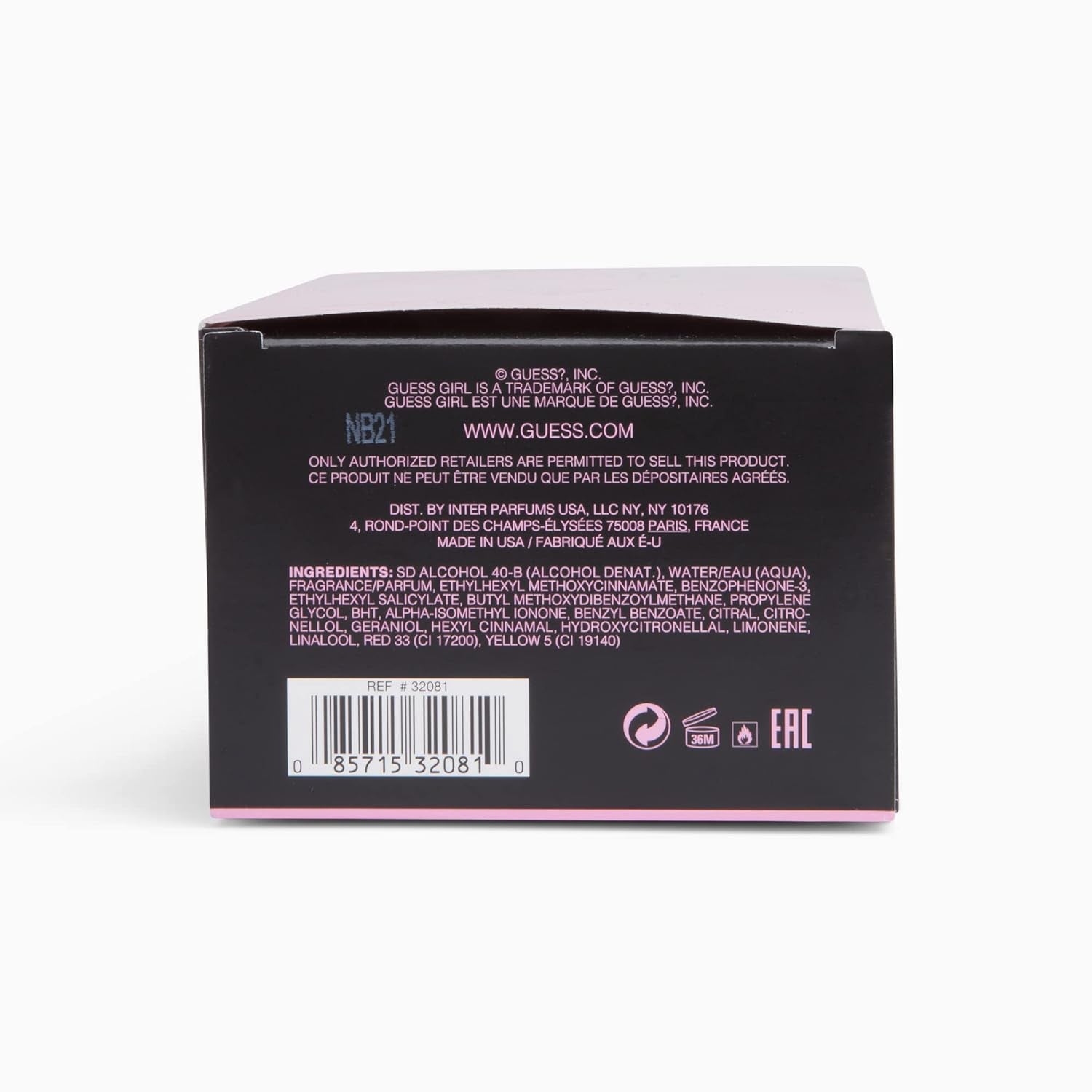 GUESS Girl Eau de Toilette Spray for Women, 3.4 Ounce