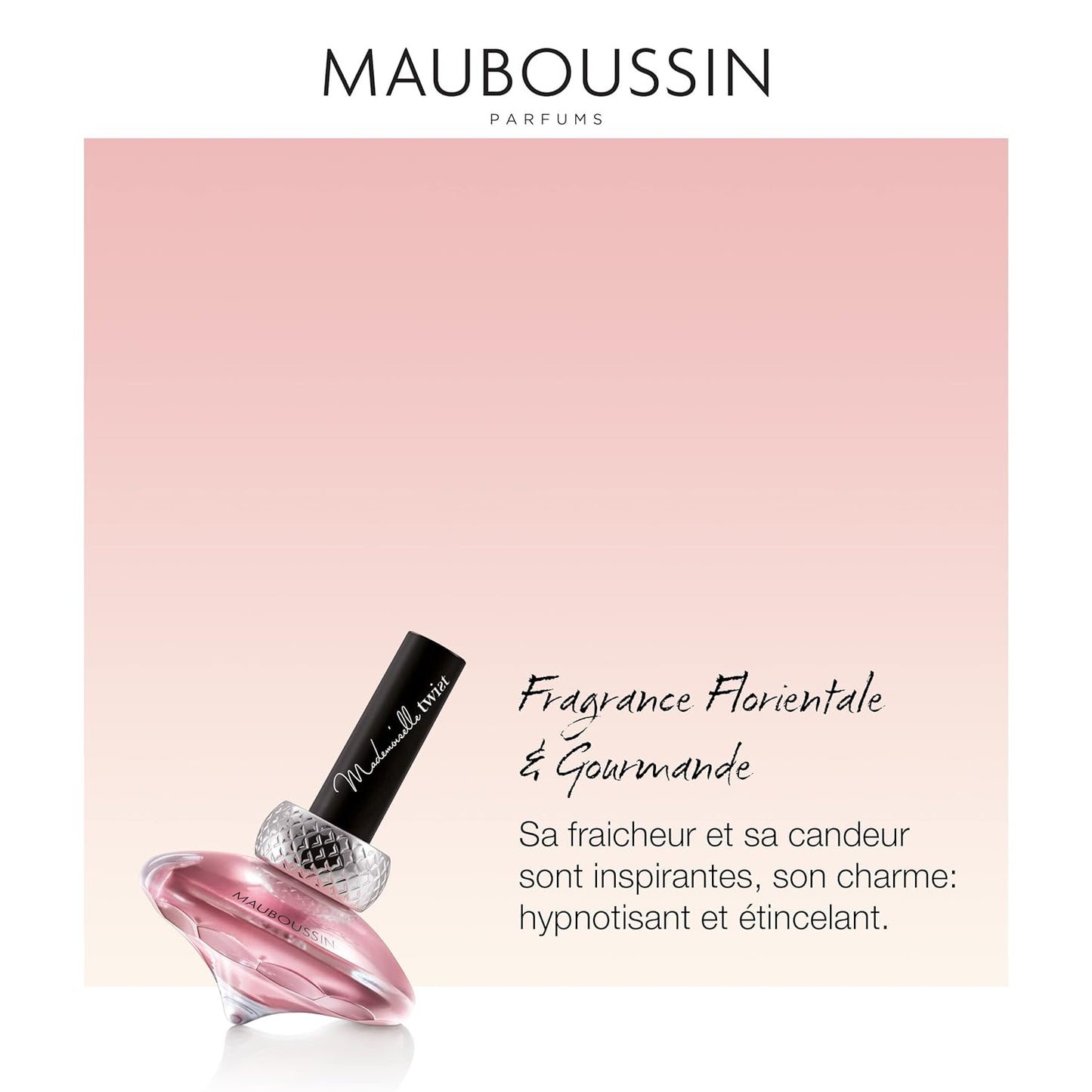 Mauboussin - Mademoiselle Twist 90ml (3 Fl Oz) - Eau de Parfum for Women - Floral, Oriental & Gourmand Scents
