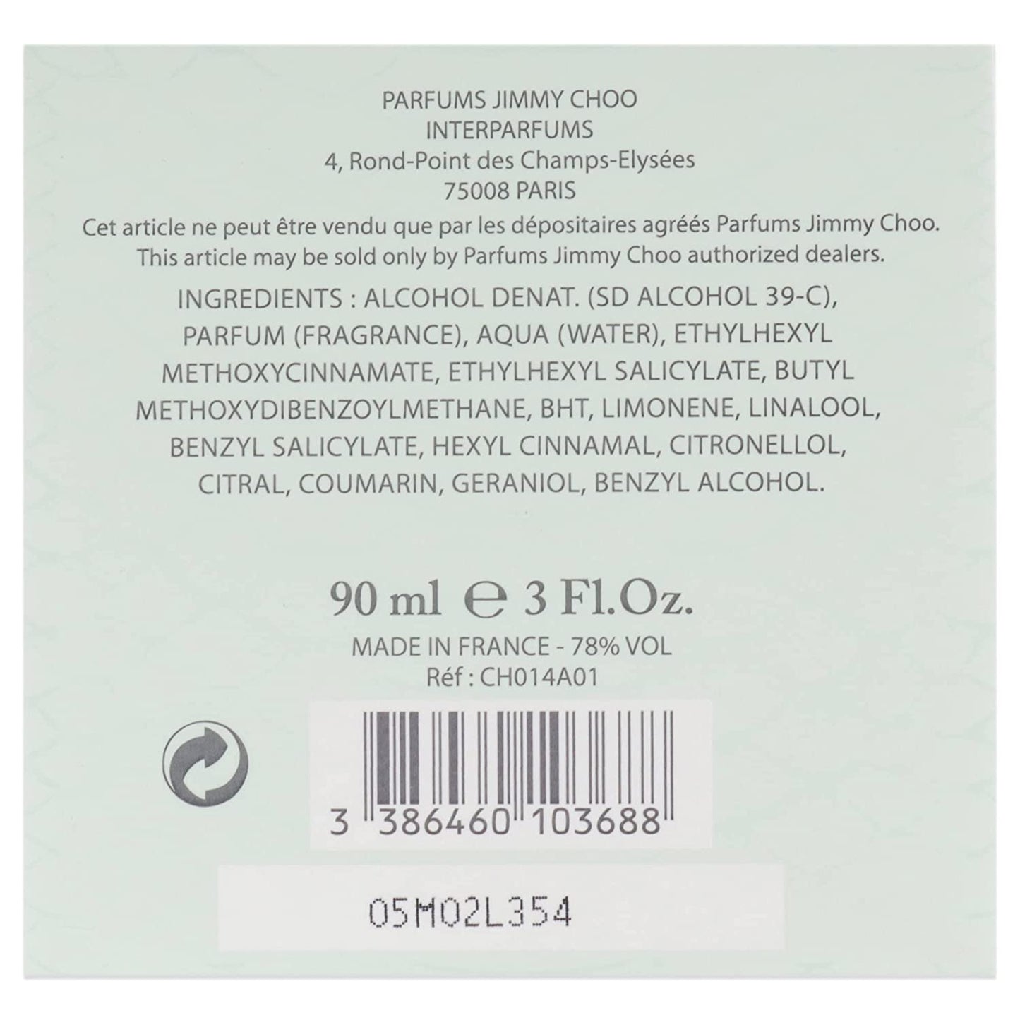 JIMMY CHOO Floral 3.0oz Eau de Toilette Spray