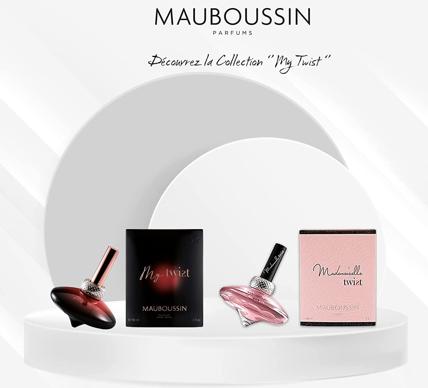 Mauboussin - Mademoiselle Twist 90ml (3 Fl Oz) - Eau de Parfum for Women - Floral, Oriental & Gourmand Scents