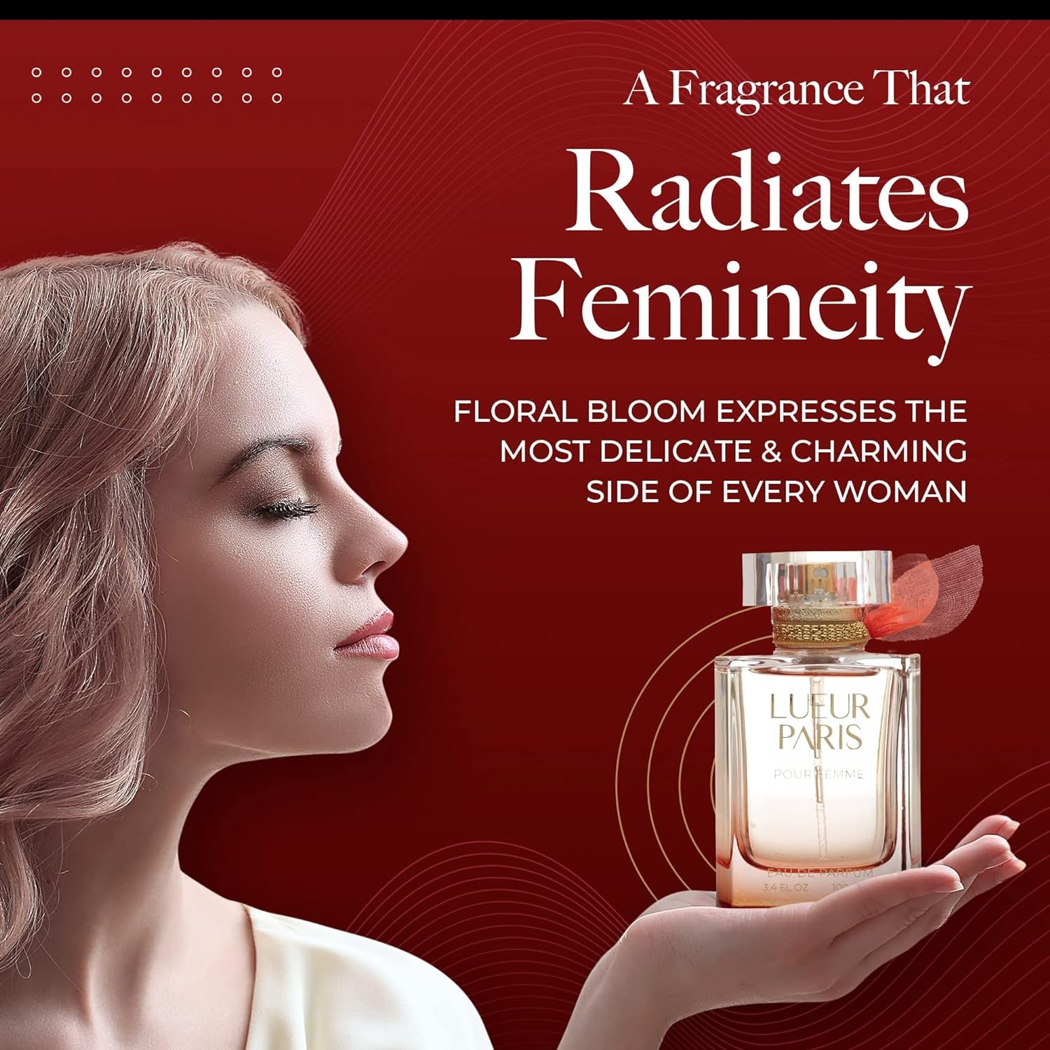 Regal Fragrances Lueur Paris Womens Perfume - Inspired by the Scent of the YSL'S Mon Paris Perfume for Women - Floral Fruity snd Sweet Chypre Scent, 3.4 Fl Oz (100 ML)